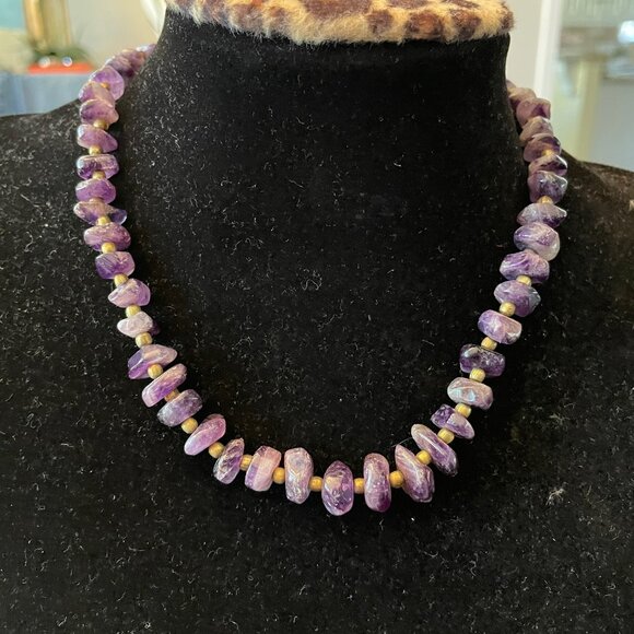 amethysts necklace - Picture 3 of 3